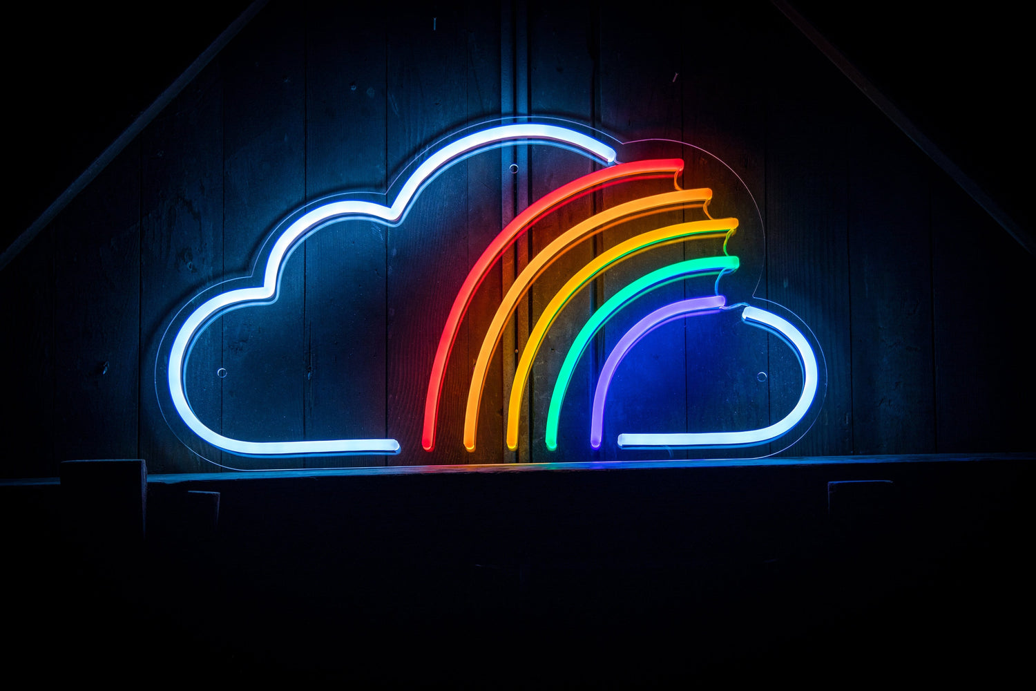 Cloud Rainbow LED Sign