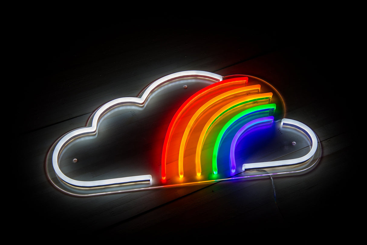Cloud Rainbow LED Sign