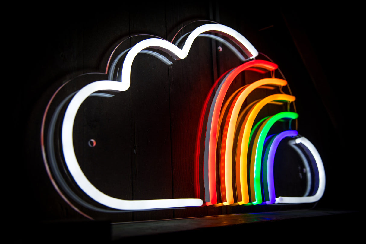 Cloud Rainbow LED Sign