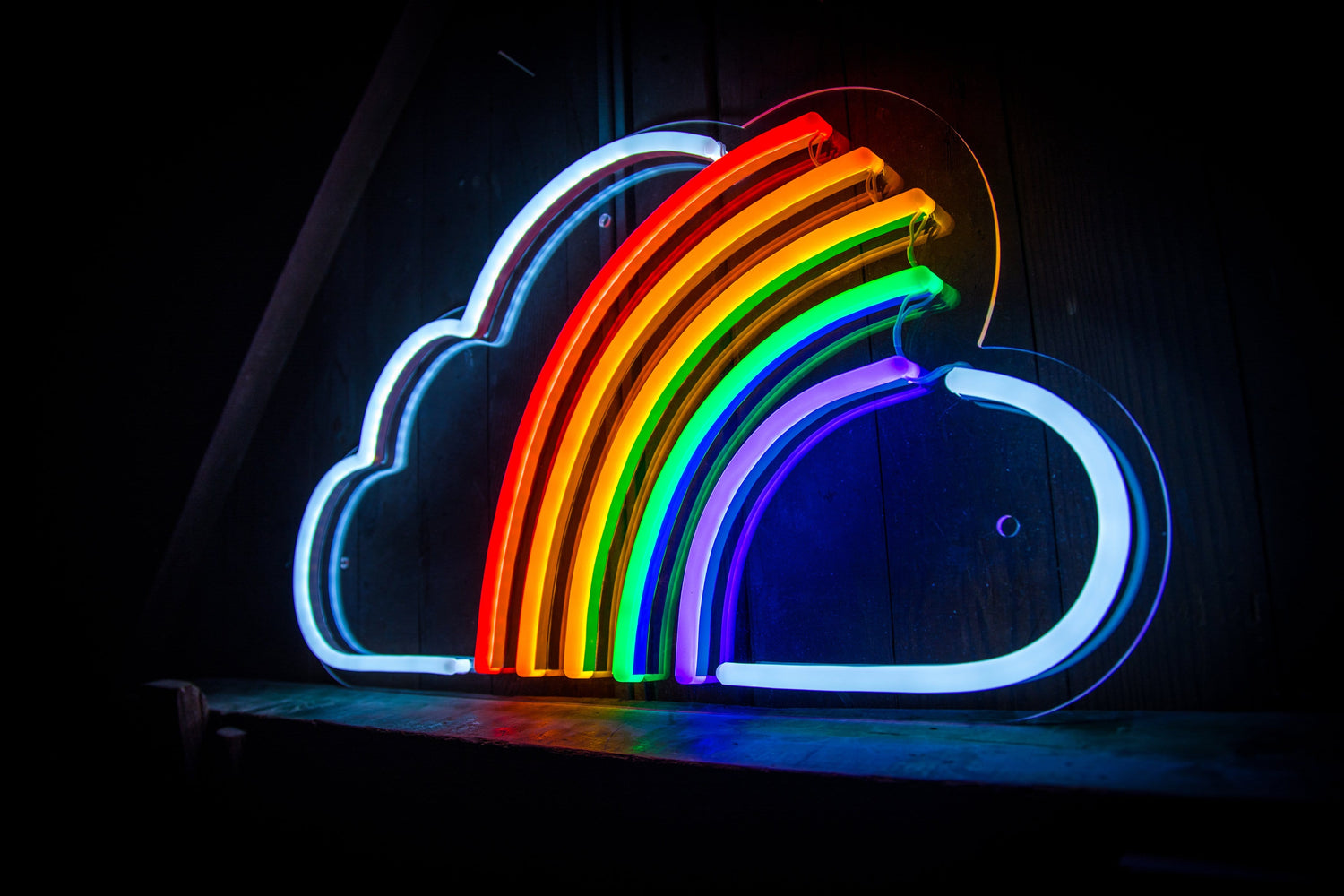 Cloud Rainbow LED Sign