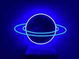 Planet saturn color changing animated LED Neon Sign