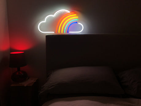 Cloud Rainbow LED Sign