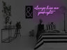 Always Kiss Me Goodnight LED Neon Sign