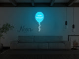 Happy Birthday Balloon LED Neon Sign