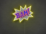 POW! and BAM! LED Neon Signs