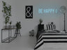 Be Happy LED Neon Sign