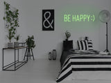 Be Happy LED Neon Sign