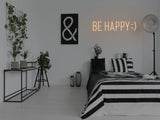 Be Happy LED Neon Sign