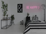 Be Happy LED Neon Sign