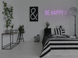 Be Happy LED Neon Sign