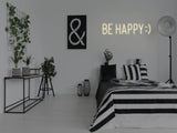 Be Happy LED Neon Sign