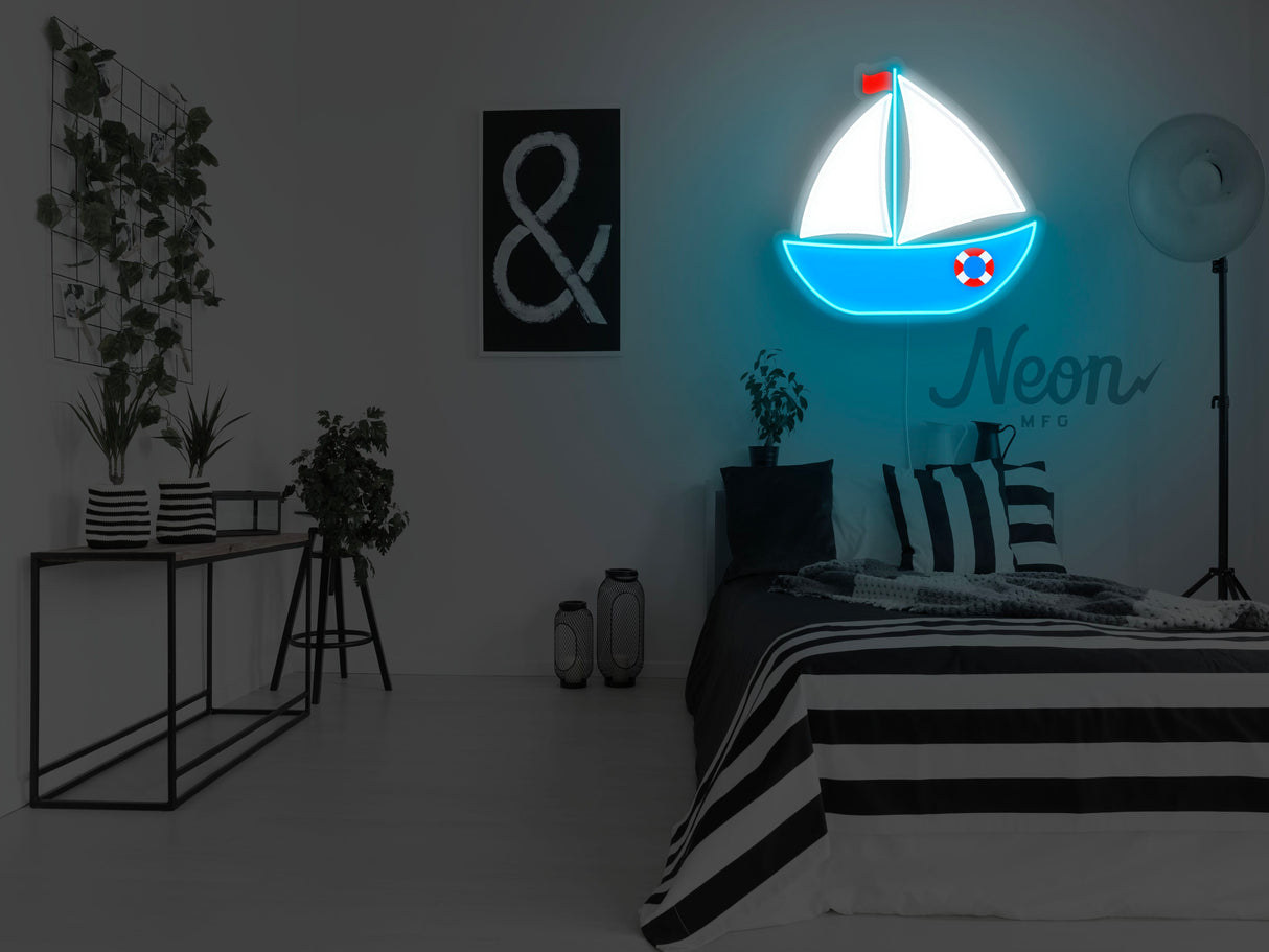 Sailboat LED Neon Sign