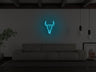 Bull Skull Liquid Neon Sign