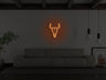Bull Skull Liquid Neon Sign
