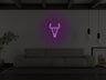 Bull Skull Liquid Neon Sign