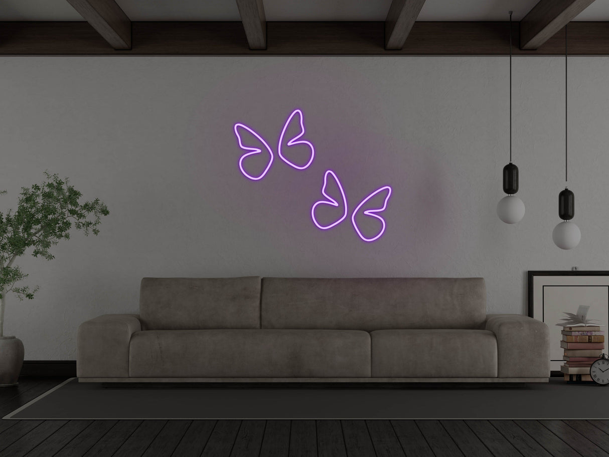 Butterfly Liquid Neon Sign
