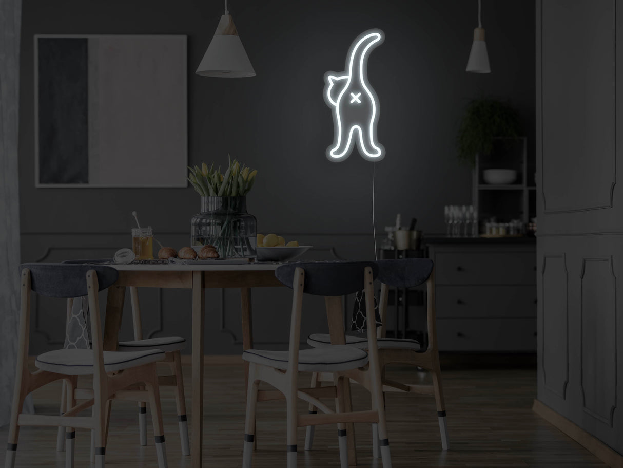 Cat Butt LED Neon Sign