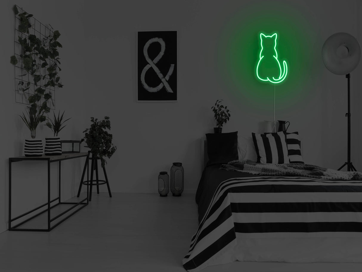 Cat Liquid Neon Sign