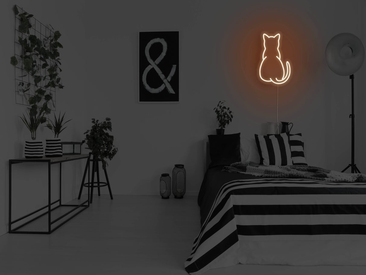 Cat Liquid Neon Sign