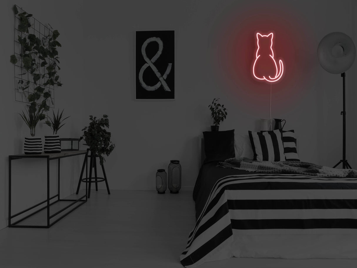Cat Liquid Neon Sign