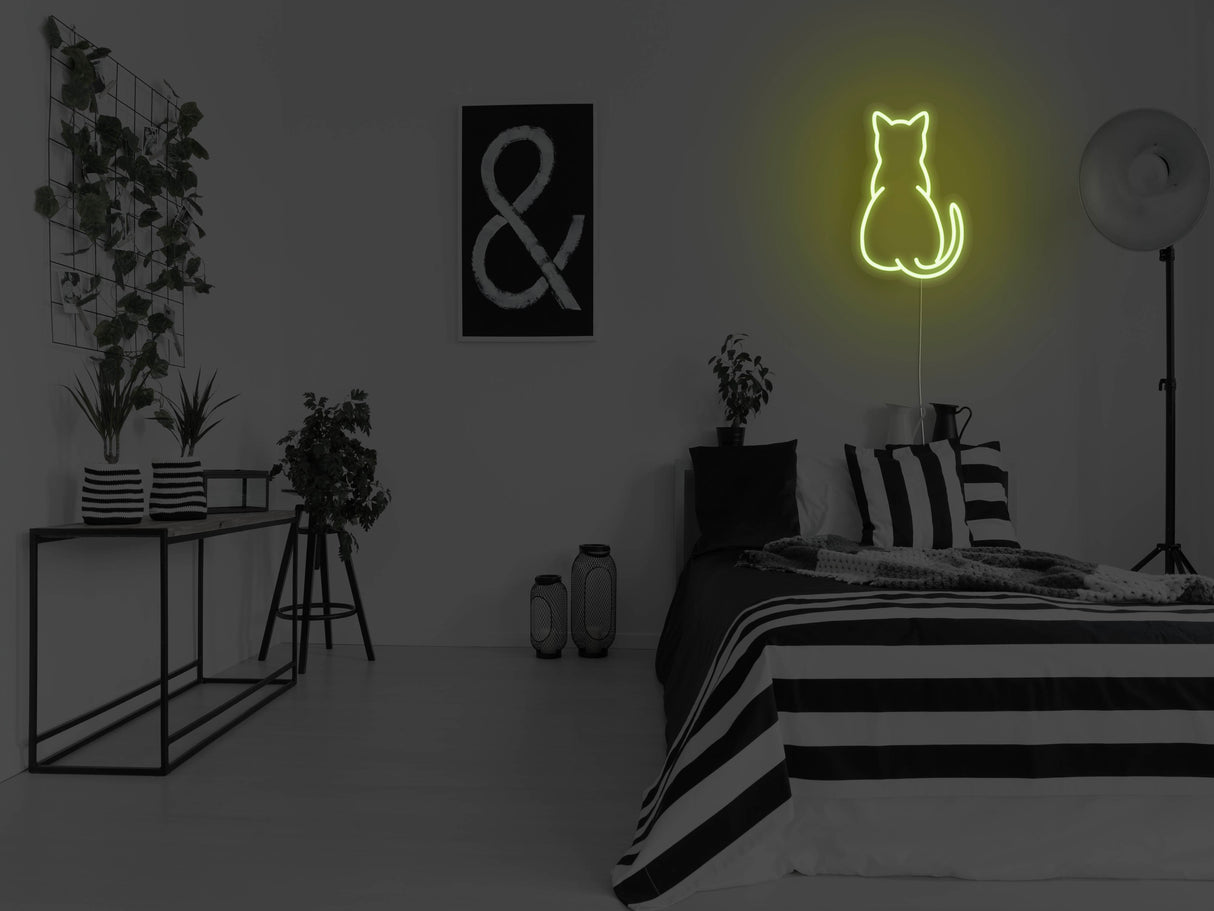 Cat Liquid Neon Sign