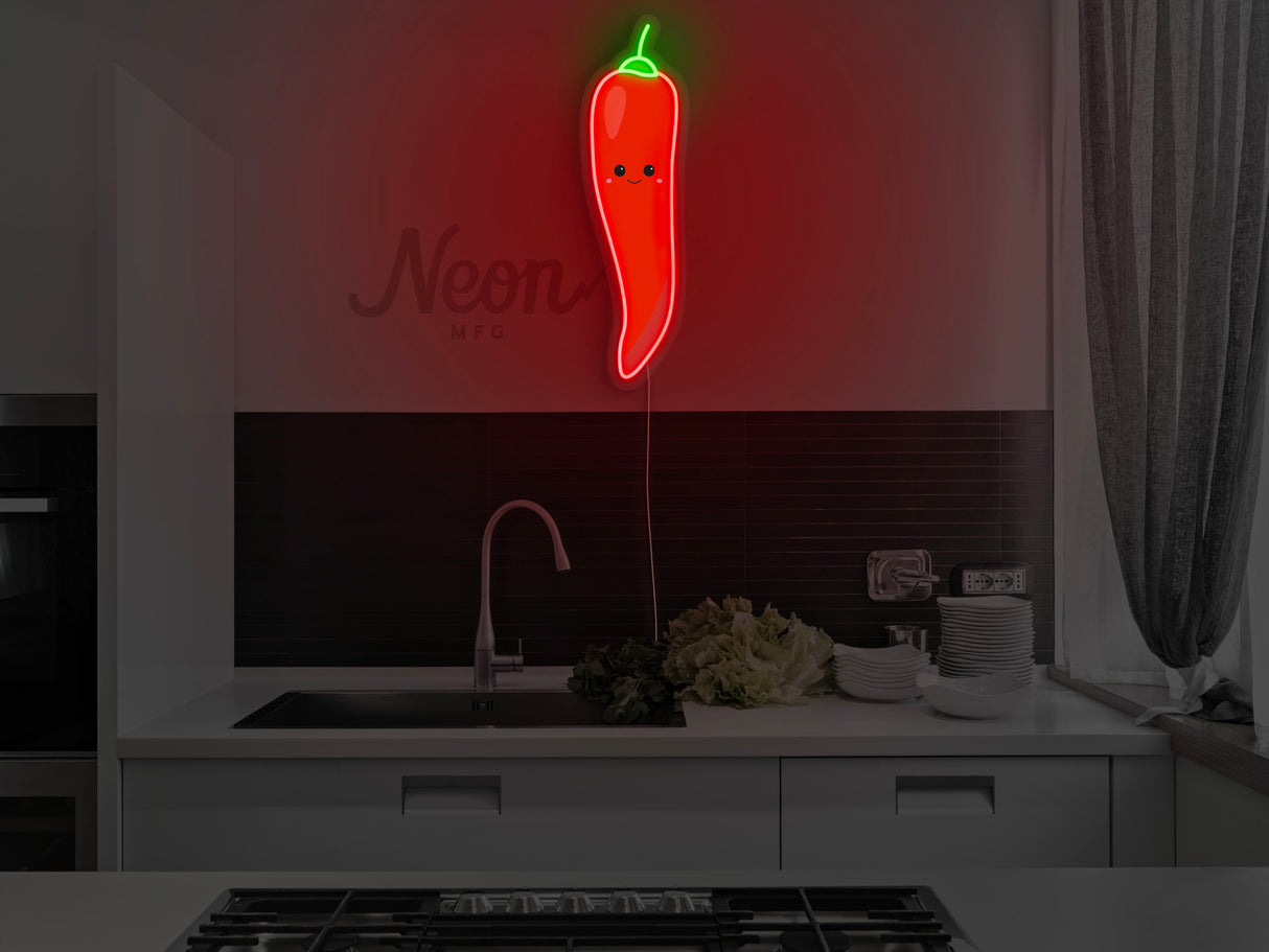 Chili Pepper LED Neon Sign