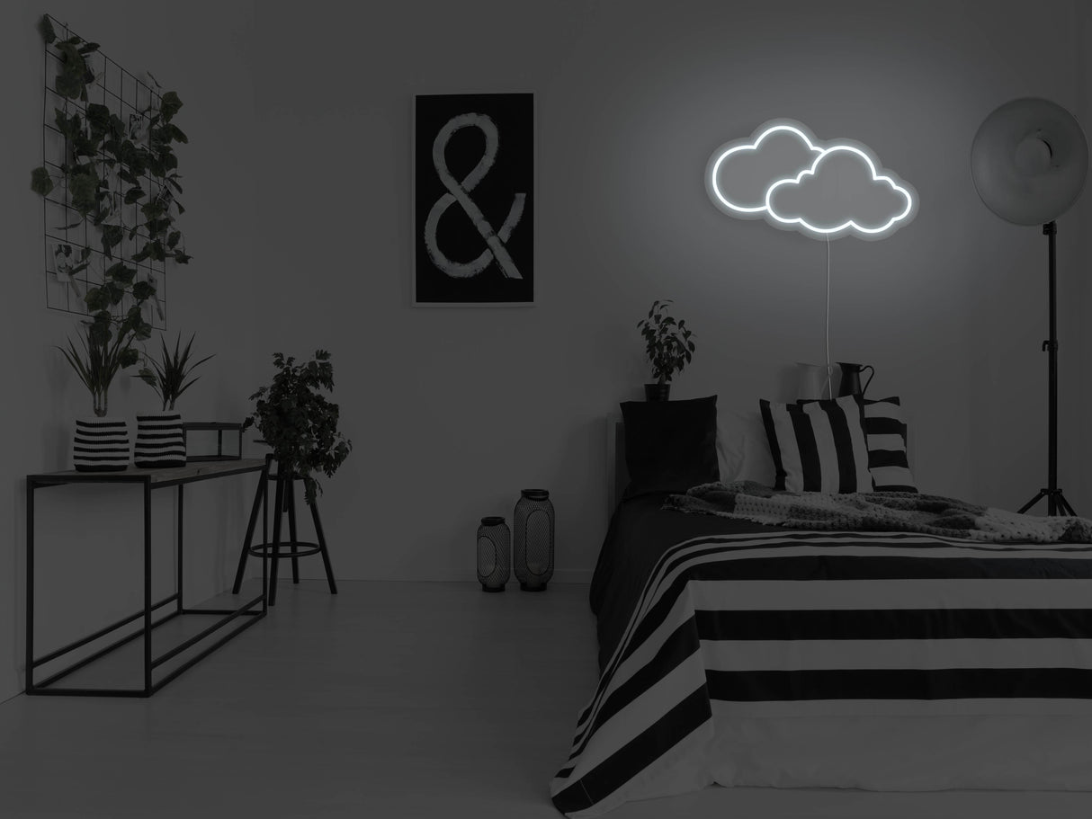 Clouds Liquid Neon Sign