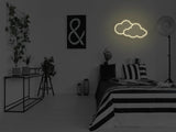 Clouds Liquid Neon Sign
