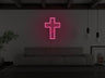Crucifix LED Neon Sign