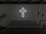 Crucifix LED Neon Sign