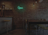 Cute Open Liquid Neon Sign