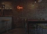 Cute Open Liquid Neon Sign