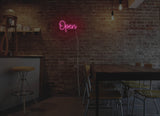 Cute Open Liquid Neon Sign