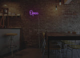 Cute Open Liquid Neon Sign