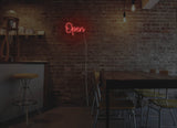Cute Open Liquid Neon Sign