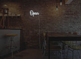 Cute Open Liquid Neon Sign