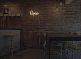 Cute Open Liquid Neon Sign
