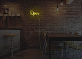 Cute Open Liquid Neon Sign