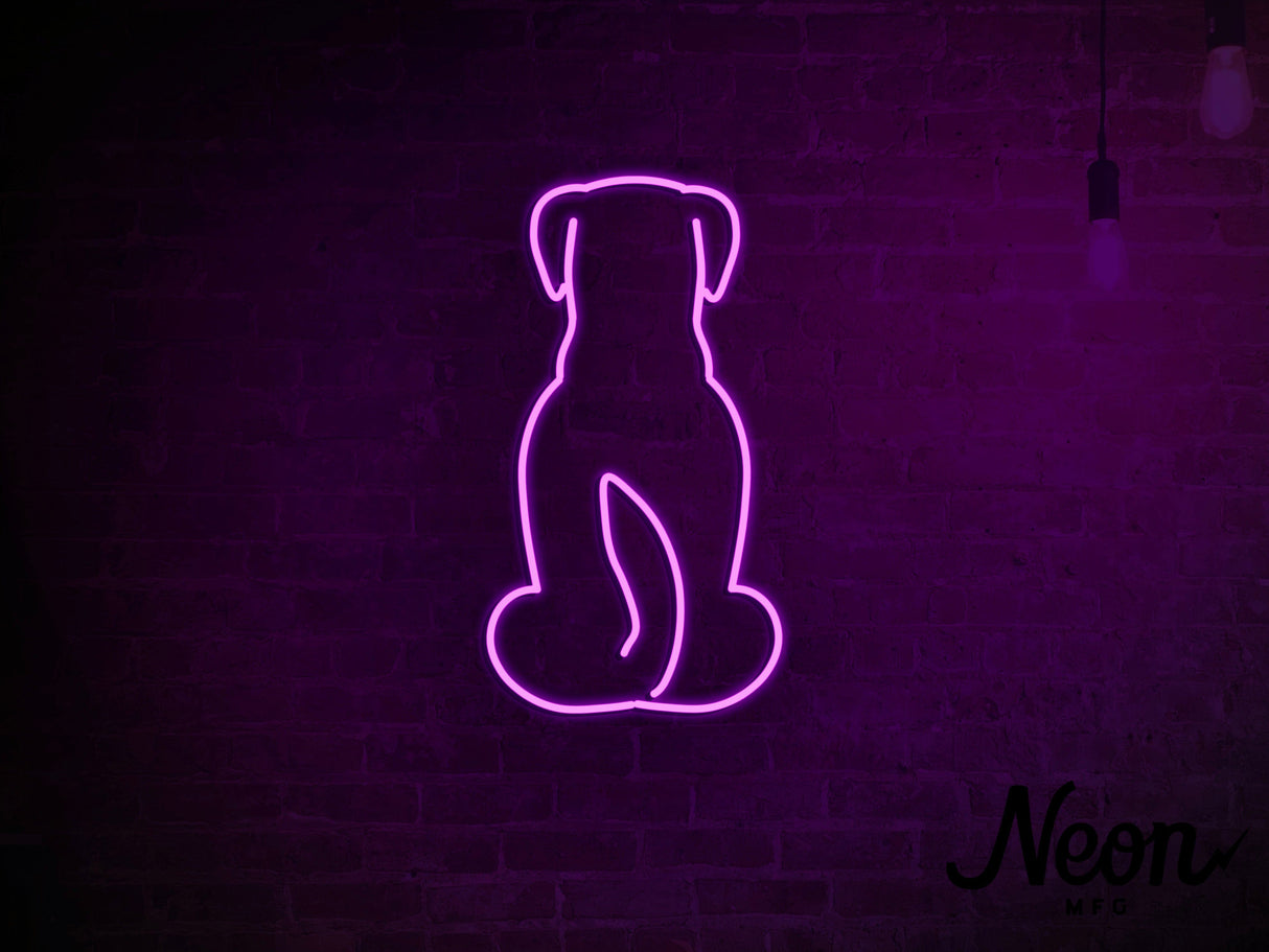 Dog Liquid Neon Sign