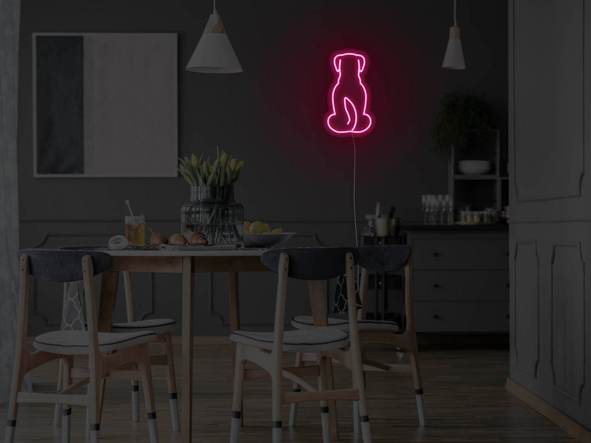 Dog Liquid Neon Sign