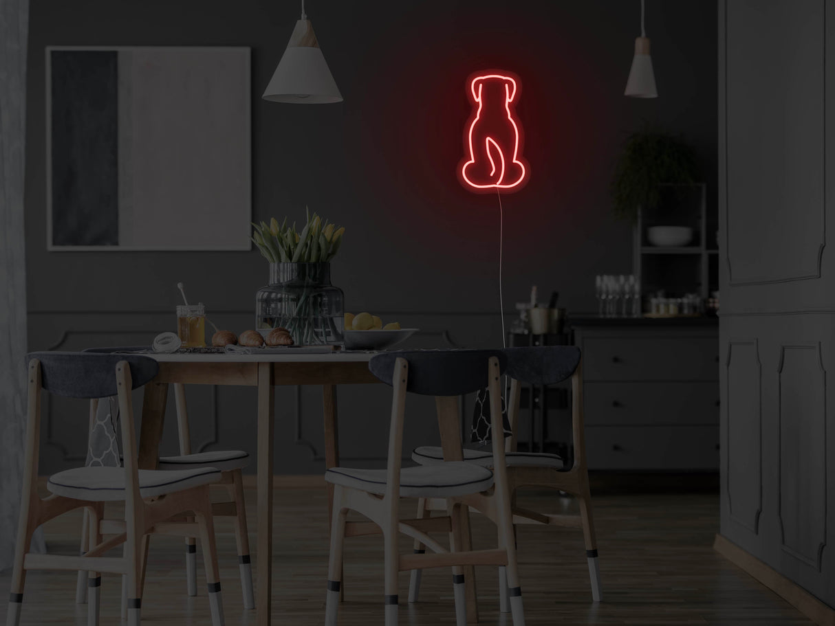 Dog Liquid Neon Sign