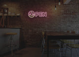 Donut Open Liquid Neon Sign