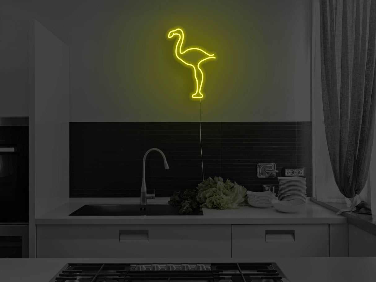 Flamingo Liquid Neon Sign