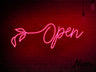 Flower Open Liquid Neon Sign
