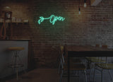 Flower Open Liquid Neon Sign