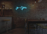 Flower Open Liquid Neon Sign