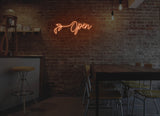 Flower Open Liquid Neon Sign
