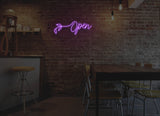 Flower Open Liquid Neon Sign