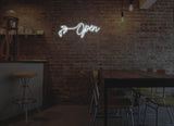 Flower Open Liquid Neon Sign