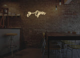 Flower Open Liquid Neon Sign